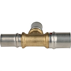 Тройник редукционный пресс для мeталлопластиковых труб Stout 20 x 16 x 16 - фото 50413 Тройник редукционный пресс для мeталлопластиковых труб Stout 20 x 16 x 16 - фото 50413