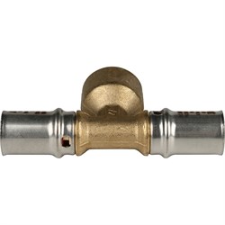 Тройник ВР пресс для мeталлопластиковых труб Stout 20 x 1/2" - фото 50552 Тройник ВР пресс для мeталлопластиковых труб Stout 20 x 1/2" - фото 50552