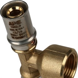 Тройник ВР пресс для мeталлопластиковых труб Stout 20 x 3/4" - фото 50559 Тройник ВР пресс для мeталлопластиковых труб Stout 20 x 3/4" - фото 50559