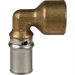 Угол ВР пресс для мeталлопластиковых труб Stout 20 x 3/4" - фото 50639 Угол ВР пресс для мeталлопластиковых труб Stout 20 x 3/4" - фото 50639