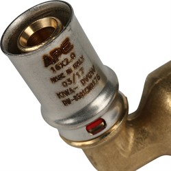 Угол ВР пресс для мeталлопластиковых труб Stout 26 x 3/4" - фото 50647 Угол ВР пресс для мeталлопластиковых труб Stout 26 x 3/4" - фото 50647