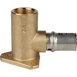 Водорозетка ВР удлиненная пресс для мeталлопластиковых труб Stout 20 x 1/2" - фото 50664 Водорозетка ВР удлиненная пресс для мeталлопластиковых труб Stout 20 x 1/2" - фото 50664