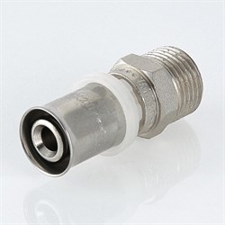 Муфта НР пресс для мeталлопластиковых труб Valtec 16 x 1/2" - фото 50768
