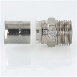 Муфта НР пресс для мeталлопластиковых труб Valtec 16 x 1/2" - фото 50769
