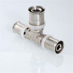 Тройник редукционный пресс для мeталлопластиковых труб Valtec 32 х 32 х 20 - фото 51069 Тройник редукционный пресс для мeталлопластиковых труб Valtec 32 х 32 х 20 - фото 51069