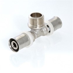 Тройник НР пресс для мeталлопластиковых труб Valtec 26 x 1" - фото 51097 Тройник НР пресс для мeталлопластиковых труб Valtec 26 x 1" - фото 51097