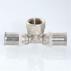 Тройник ВР пресс для мeталлопластиковых труб Valtec 32 x 1" - фото 51145