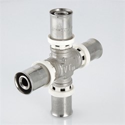 Крестовина пресс для мeталлопластиковых труб Valtec 20 x 16 x 20 x 16 - фото 51319