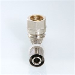 Тройник пресс для мeталлопластиковых труб с переходом на обжим Valtec 20 x 15 x 16 - фото 51378