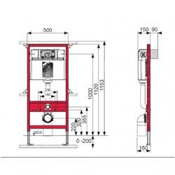 Инсталляция для унитаза TECE (9300000) - фото 53073