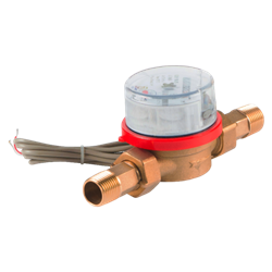 Счётчик г/в и х/в крыльчатый резьбовой импульсный одноструйный ПК Прибор ВСКМ 90 ДГ Атлант 3/4" (Ду 20) Ру10 120°С L=130мм - фото 54928 Счётчик г/в и х/в крыльчатый резьбовой импульсный одноструйный ПК Прибор ВСКМ 90 ДГ Атлант 3/4" (Ду 20) Ру10 120°С L=130мм - фото 54928