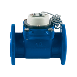 Счётчик х/в турбинный фланцевый импульсный Тепловодомер ВСХНД Ду 65 Ру16 50°С L=200мм - фото 54978