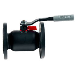 Кран шаровой стальной фланцевый Titan 11с67п Ду 65 Ру16 - фото 55505