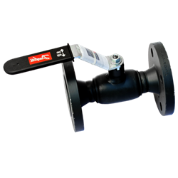 Кран шаровой стальной фланцевый Danfoss JIP Standard 065N9623 Ду 32 Ру16 - фото 55807