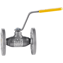 Кран шаровой стальной фланцевый LD КШ.Ц.Ф.040.040.Н/П.02 Ду 40 Ру40 - фото 55945