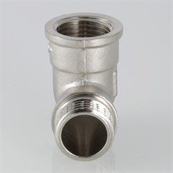 Угол латунный никелированный ВН Valtec 1/4" - фото 56018