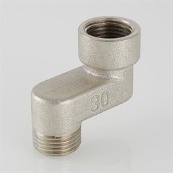 Эксцентрик латунный никелированный ВН Valtec 3/4" x 3/4" x 30 - фото 56064