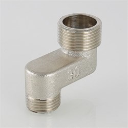 Эксцентрик латунный никелированный НН Valtec 1" x 3/4" x 10 - фото 56082