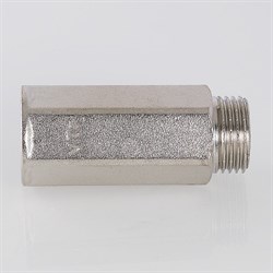Удлинитель латунный никелированный ВН Valtec 1/2" x 50 - фото 56145