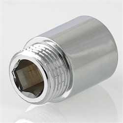 Удлинитель латунный хромированный ВН Valtec 3/4" x 20 - фото 56196