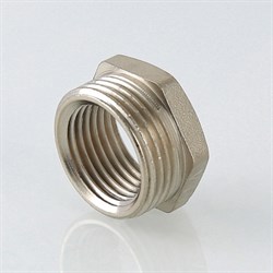 Футорка переходная латунная никелированная НВ Valtec 2" x 1 1/4" - фото 56500