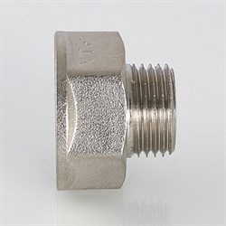 Переход латунный никелированный ВН Valtec 1/2" x 1/4" - фото 56560