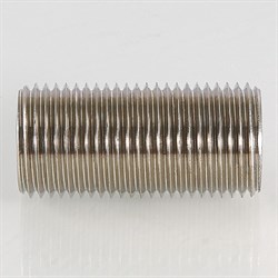 Ниппель под сгонный ключ латунный никелированный НН Valtec 3/4" - фото 56671
