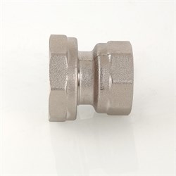 Сгон-соединитель латунный никелированный прямой ВВ Valtec 1" x 3/4" - фото 56867