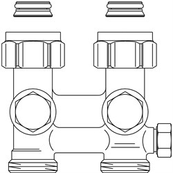 Мультифлекс Oventrop прямой, multiflex F, присоединительный G3/4"НГ x G3/4"НР (1015943) - фото 56934