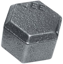 Заглушка ЕЕ черная ВР 3/8" - фото 59354