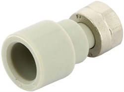 Муфта с накидной гайкой (эконом) FV Plast ВР 20 х 1/2" - фото 59459 Муфта с накидной гайкой (эконом) FV Plast ВР 20 х 1/2" - фото 59459