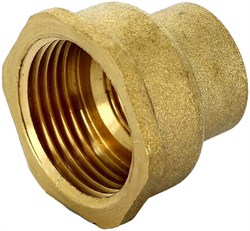 Муфта переходная ВВ латунная Uni-Fitt 1" x 3/4" - фото 60232