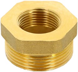Футорка НВ латунная Uni-Fitt 1/2" x 1/4" - фото 60297