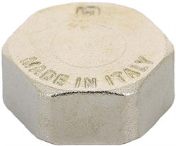 Заглушка ВР никелированная Uni-Fitt 1/2" - фото 60386 Заглушка ВР никелированная Uni-Fitt 1/2" - фото 60386