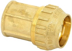 Муфта компрессионная для ПНД труб латунная Tiemme ВР 40 х 1 1/4" - фото 60888