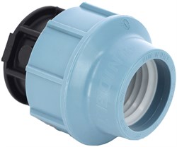 Заглушка компрессионная для ПНД труб пластиковая Unidelta 20 - фото 61563