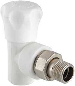 Кран радиаторный регулировочный угловой Valtec 20 x 1/2" - фото 63589