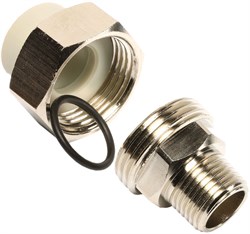 Муфта разъемная укороченная WAVIN EKOPLASTIK НР 25 x 3/4" - фото 64410