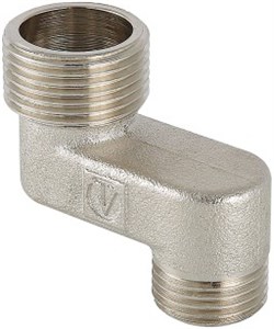 Эксцентрик латунный никелированный НН Valtec 3/4" x 1/2" x 20 - фото 65079