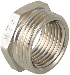 Футорка переходная латунная никелированная НВ Valtec 2" x 1 1/4" - фото 65187
