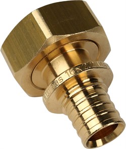 Переходник с накидной гайкой Stout 16 x G 3/4" (евроконус) - фото 65422