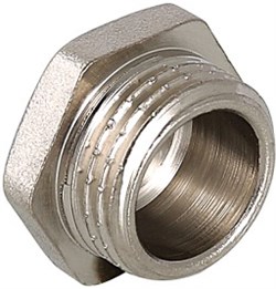 Заглушка латунная никелированная НР Valtec 1 1/2" - фото 65538