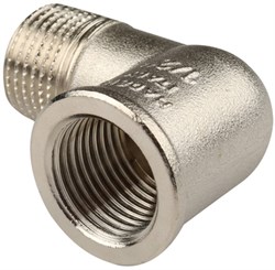 Угольник НВ никелированный Tiemme 1/2" - фото 65695