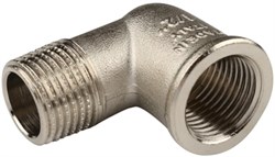 Угольник НВ никелированный Tiemme 1/2" - фото 65696