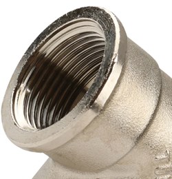 Угольник ВВ никелированный Tiemme 1/2" - фото 65775