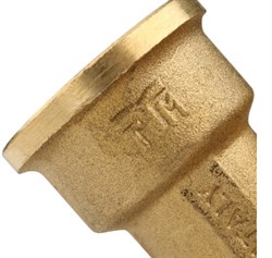 Угольник НВ латунный с упором Tiemme 1/2" - фото 65811