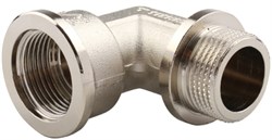 Угольник НВ никелированный с упором Tiemme 1/2" - фото 65819 Угольник НВ никелированный с упором Tiemme 1/2" - фото 65819