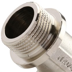 Угольник НВ никелированный с упором Tiemme 1/2" - фото 65820 Угольник НВ никелированный с упором Tiemme 1/2" - фото 65820