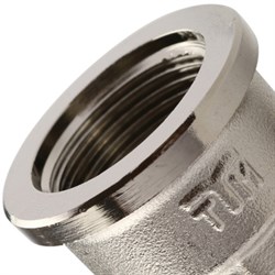 Угольник НВ никелированный с упором Tiemme 1/2" - фото 65821 Угольник НВ никелированный с упором Tiemme 1/2" - фото 65821