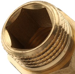 Переходник НВ латунный Tiemme 3/4" х 3/4" - фото 65841